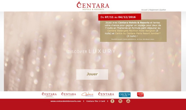 Jeu concours : Centara Hotels & Resorts fait gagner un séjour en Thaïlande Jeu concours : Centara Hotels & Resorts fait gagner un séjour en Thaïlande