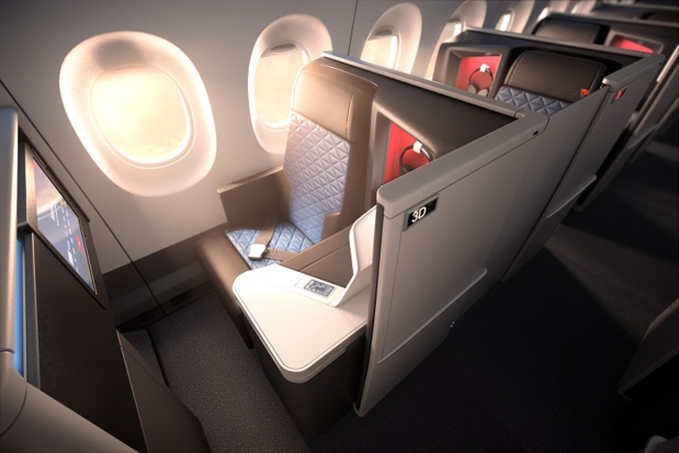 La classe affaire Delta One sera intégrée dès 2017 sur les A350 de la compagnie - Photo Delta