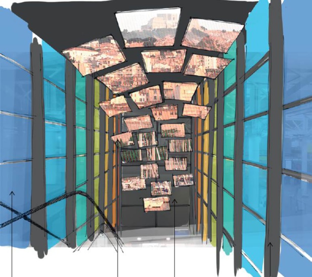 Un couloir d’immersion sensorielle immergera le visiteur dans la Provence par le biais d’images, de sons et de senteurs - Photo AMP Un couloir d’immersion sensorielle immergera le visiteur dans la Provence par le biais d’images, de sons et de senteurs - Photo AMP