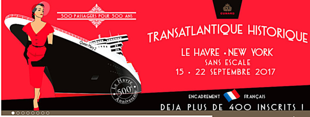 Un Océan de Croisières propose une transat exceptionnelle le Havre-NYC en 2017 (VIDEO)