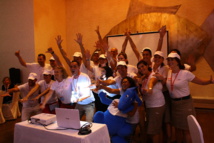 La team FRAM se présente lors de la première soirée - DR : HL La team FRAM se présente lors de la première soirée - DR : HL