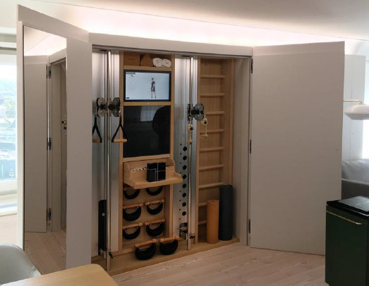 Le Nohrd Wall s'intègre à la chambre d'hôtel pour permettre aux clients de faire du sport sans en sortir - Photo : NOHrD Le Nohrd Wall s'intègre à la chambre d'hôtel pour permettre aux clients de faire du sport sans en sortir - Photo : NOHrD