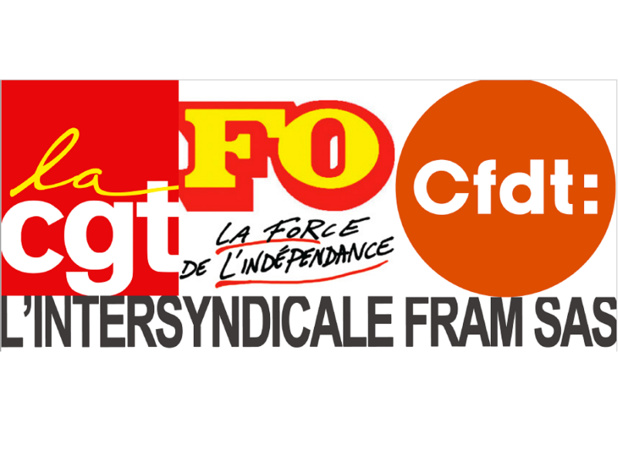 FRAM : l'intersyndicale CGT, FO, CFDT appelle à la grève le 24 novembre 2016 FRAM : l'intersyndicale CGT, FO, CFDT appelle à la grève le 24 novembre 2016