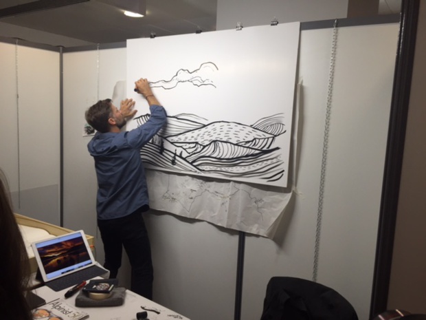 Un atelier à l'occasion de la 17ème édition du Rendez-vous du Carnet de Voyage - DR Un atelier à l'occasion de la 17ème édition du Rendez-vous du Carnet de Voyage - DR