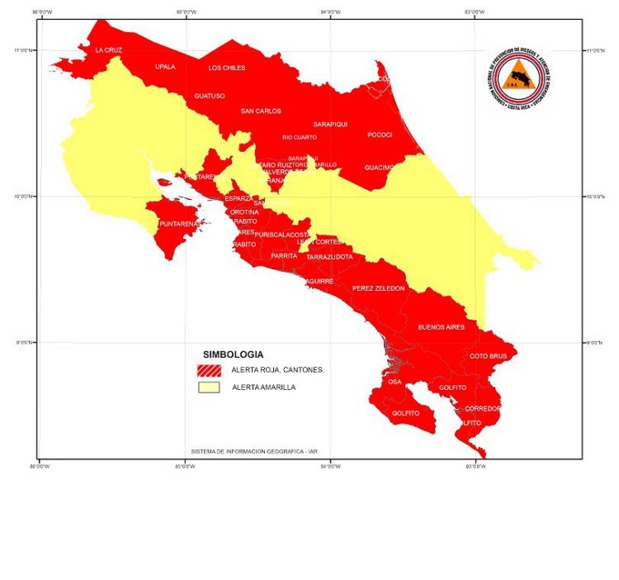 Ouragan OTTO : alerte rouge au Costa Rica, des zones formellement déconseillées