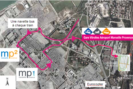 Marseille-Provence : nouvelle gare ferroviaire Vitrolles Aéroport en décembre