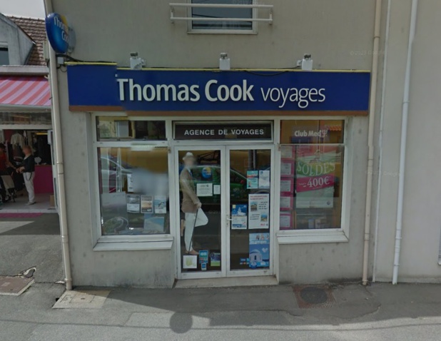 L'agence de voyage Thomas Cook de Vertou - Photo GoogleMaps