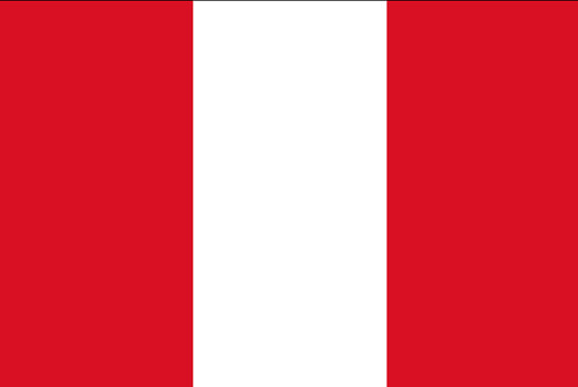 Drapeau du Pérou - DR : Wikipedia Drapeau du Pérou - DR : Wikipedia