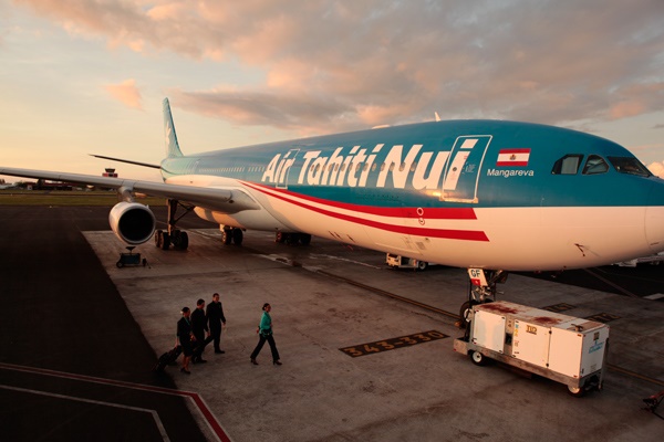 Si le syndicat SNMSAC-UNSA met ses menaces à exécution, les avions d'Air Tahiti nui pourraient bien rester clouer au sol à partir de vendredi 2 décembre 2016 - Photo : Air Tahiti Nui