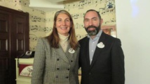Fabienne Kergoat Deneuville, directrice des ventes France et Javier Moreno, directeur marketing et ventes chez Disneyland Paris - DR : M.S.