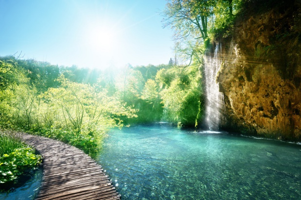 Lac dans la forêt Croatia, Plitvice © Iakov Kalinin Fotolia