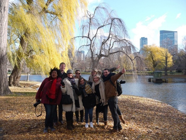 Caroline Louis-Etienne (Jetset), Farida Chikhaoui (Aer Lingus), Elisa Kasikci (Office de Tourisme de Boston/ Massachussetts c/o Express Conseil), Vanessa Do Abro Bernardo de Almeida (TUI), Anne Cécile Terret (Voyamar), Margaux Denis (La Maison des Etats-Unis) et Antoine Geyer d’Eugny (Travel Lab) - Photo : DR