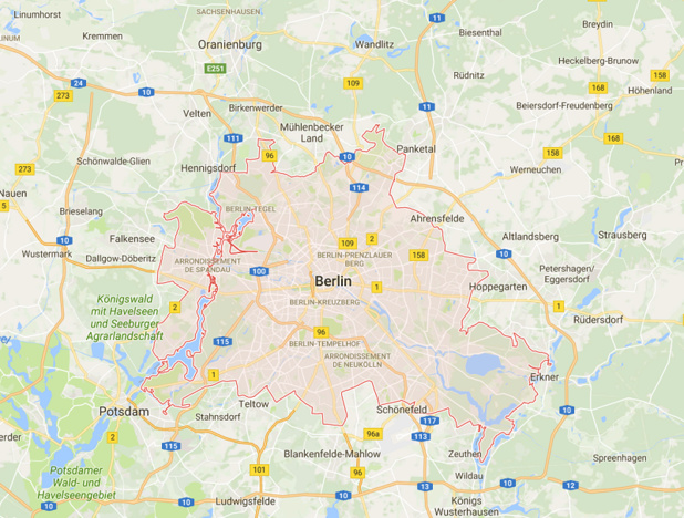 Le marché de Noël est situé dans le centre ville de Berlin - DR Le marché de Noël est situé dans le centre ville de Berlin - DR