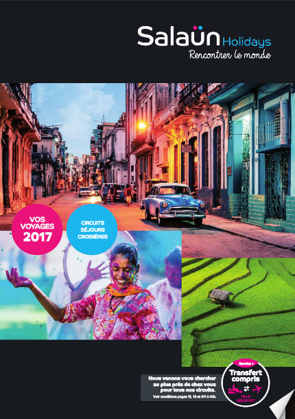 La nouvelle brochure "Vos Voyages" 2017 de Salaün Holidays - DR