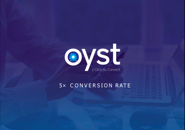 Oyst multiplie le taux de conversion des e-marchands par 5 (c) oyst Oyst multiplie le taux de conversion des e-marchands par 5 (c) oyst
