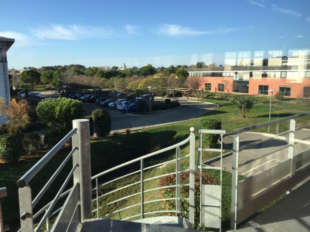 Vue du 1er étage des futurs locaux Vue du 1er étage des futurs locaux