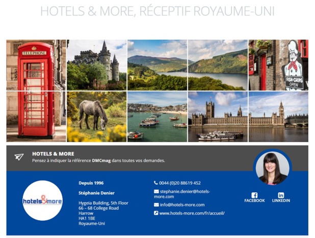 Hotels & More, spécialiste du Royaume-Uni