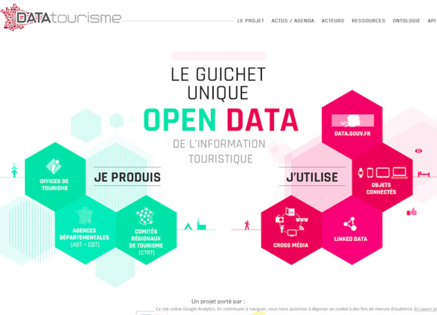 Le nouveau format de référence pour les données d'informations touristiques (c) Capture datatourisme.fr Le nouveau format de référence pour les données d'informations touristiques (c) Capture datatourisme.fr