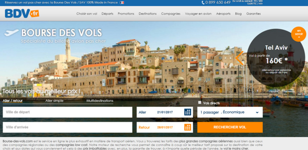 Bourse des Vols dévoile les résultats de son Focus 2016 - Capture d'écran Bourse des Vols dévoile les résultats de son Focus 2016 - Capture d'écran