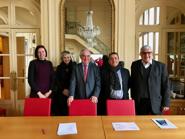 Les partenaires de l'opération : APST, Travel Pro, APG et LEV /photo dr Les partenaires de l'opération : APST, Travel Pro, APG et LEV /photo dr