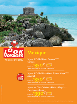 Look Voyages s'affiche chez Leclerc Voyages et Havas Voyages