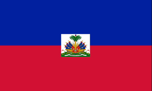 Drapeau d'Haïti - DR : Wikipedia Drapeau d'Haïti - DR : Wikipedia