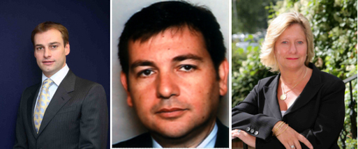 Franck Sibille, Michel Checoury et Diana Banks Franck Sibille, Michel Checoury et Diana Banks