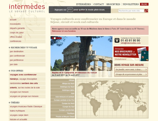 Intermèdes a clôturé l'année avec un chiffre d'affaires de près de 28 millions d'euros - DR : Capture Intermèdes Intermèdes a clôturé l'année avec un chiffre d'affaires de près de 28 millions d'euros - DR : Capture Intermèdes