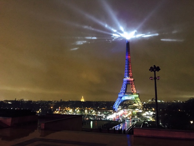 Détail qui fait hurler pas mal d’improbables issus du Front National, le slogan imaginé par le comité olympique français, « Made for Sharing ». N’oublions pas que pour promouvoir la ville à l’international, faut causer en anglais - DR : Compte Twitter Paris 2024