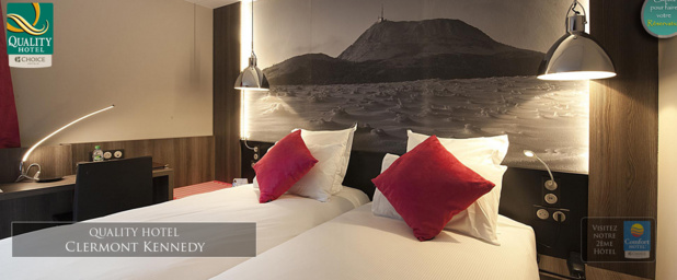 Le Quality Clermont Kennedy compte 55 chambres à 5 km de l'aéroport - Photo : Choice Hotels Europe
