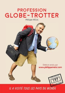 Philippe Mélul présente son 2e livre, Profession Globe Trotter, sur les salons du tourisme et dans les agences de voyages - DR : P. Mélul
