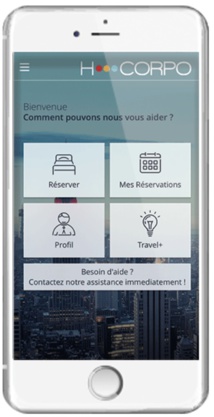 Voyage d'affaires : HCorpo ajoute l'option "check in/check out" à son appli mobile