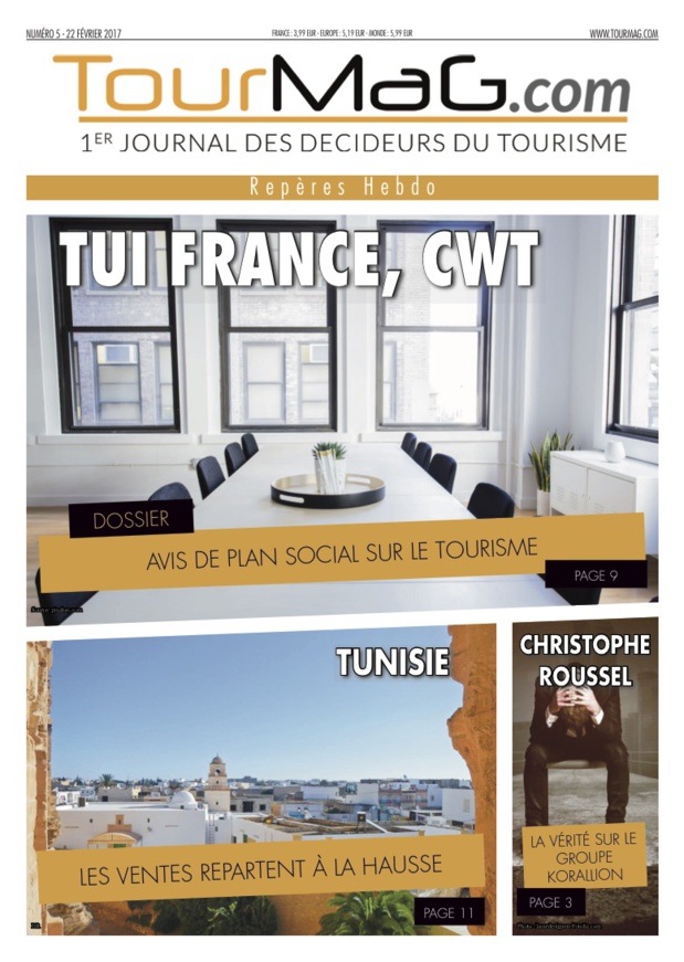 Cliquez sur la couverture du 5e numéro de Repères Hebdo pour vous abonner - DR : TourMaG.com