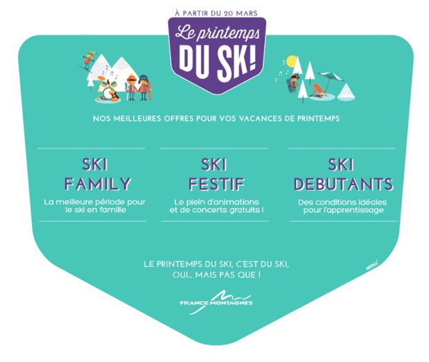 L'opération le Printemps du Ski sera reconduite en 2017 à partir du 20 mars 2017 - DR L'opération le Printemps du Ski sera reconduite en 2017 à partir du 20 mars 2017 - DR