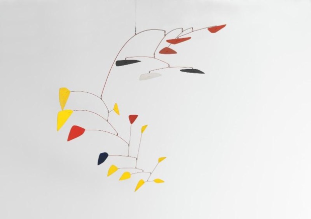 Mobile sur deux plans,1962 Calder Alexander (1898-1976) © 2017 Calder Foundation, New York / ADAGP, Paris Musée National d’art moderne, Centre Pompidou, Paris – AM1514S Photo © Centre Pompidou, MNAM-CCI, Dist.RMN-Grand Palais / Philippe Migeat