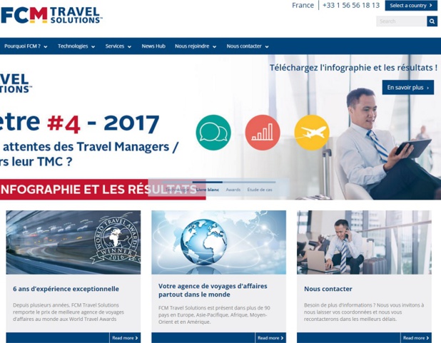 FCM France recrute actuellement une trentaine de personnes, plutôt expérimentées et polyvalentes, pour des postes de consultants - DR : FCM Travel Solutions France FCM France recrute actuellement une trentaine de personnes, plutôt expérimentées et polyvalentes, pour des postes de consultants - DR : FCM Travel Solutions France