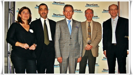 De gauche à droite : Valérie Boned (Snav) Georges Toromanof (APS), Georges Klaerr  Blanchar (directeur régional Tourisme Alsace), Hervé Vighier (président Marmara), Richard Vainopoulos (président Tourcom) De gauche à droite : Valérie Boned (Snav) Georges Toromanof (APS), Georges Klaerr  Blanchar (directeur régional Tourisme Alsace), Hervé Vighier (président Marmara), Richard Vainopoulos (président Tourcom)