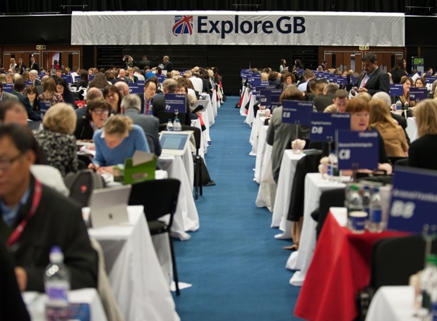 Au salon ExploreGB, derrière les échanges de cartes de visite et les négociations commerciales, le Brexit, dont on ne devrait voir les applications qu’en 2019 au plus tôt, est dans tous les esprits - DR : Visit Britain