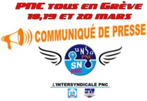 Air France : les syndicats de PNC appellent à la grève du 18 au 20 mars 2017