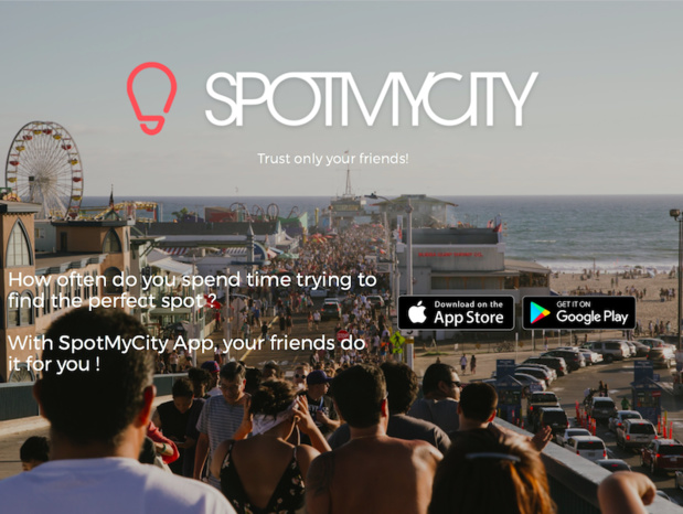 SpotMyCity permet aux voyageurs de trouver, sur une application mobile gratuite, des lieux recommandés par des gens de confiance, famille et amis. (c) SpotMyCity SpotMyCity permet aux voyageurs de trouver, sur une application mobile gratuite, des lieux recommandés par des gens de confiance, famille et amis. (c) SpotMyCity