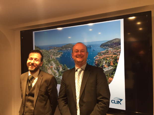 Erminio Eschena et Cédric Rivoire-Perrochat, respectivement président et directeur de CLIA France, se disent très optimistes sur le développement du marché de la croisière en France et en Europe - DR : PG