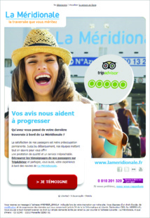 Mécanisme de qualification client via la collecte d’avis post-achat © La Méridionale