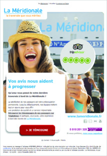 Mécanisme de qualification client via la collecte d’avis post-achat © La Méridionale Mécanisme de qualification client via la collecte d’avis post-achat © La Méridionale