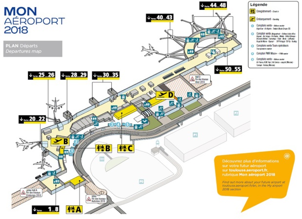 Aéroport Toulouse-Blagnac : les travaux de rénovation démarrent le 27 mars 2017