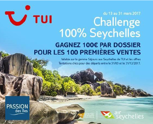 Le visuel du challenge de ventes de TUI - DR : TUI