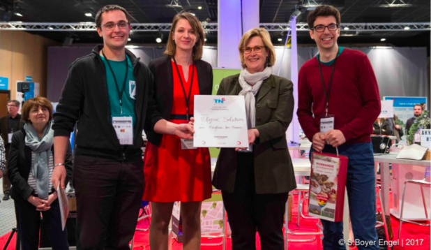 Le « Trophée des territoires » a récompensé la start-up Ulysse Solution (c) S. Boyer Engel Le « Trophée des territoires » a récompensé la start-up Ulysse Solution (c) S. Boyer Engel