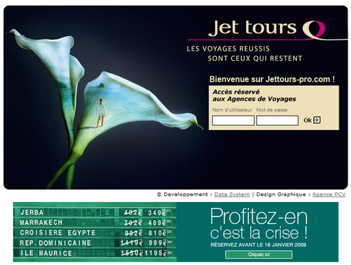 Jet Tours : le site BtoB fait peau neuve Jet Tours : le site BtoB fait peau neuve