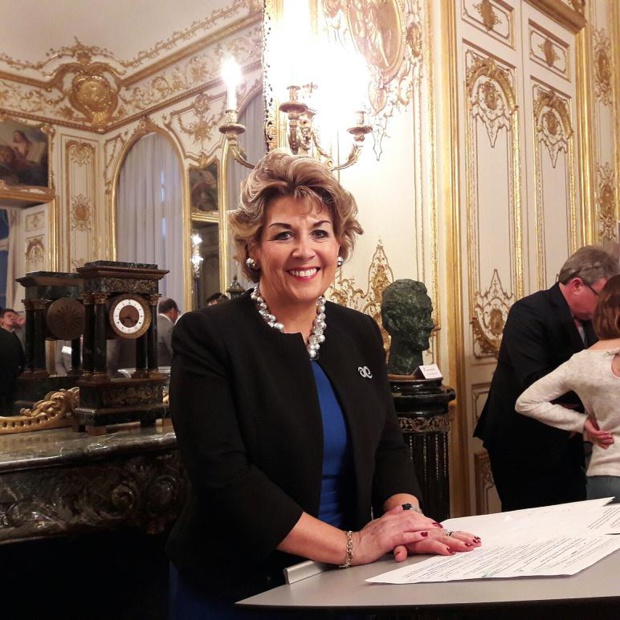 «Vous comptez beaucoup pour nous. Nous sommes toujours à l’écoute du secteur du tourisme» a déclaré SE Madame  Geraldine Byrne Nason, Ambassadeur d’Irlande en France aux professionnels du tourisme participant au work shop.  Elle a rappelé les liens ancestraux qui unissent l’Irlande à la France et a, en quelque sorte, demandé aux professionnels du tourisme présents d’être les ambassadeurs de l’Irlande auprès de leurs clients. Photo MS.