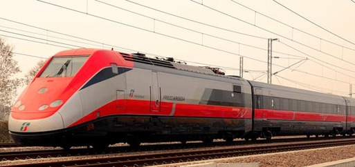 Eurostar Italia, un Pendolino ETR500 baptisé Frecciarossa («flèche rouge»)
