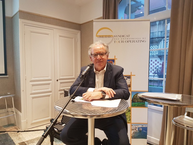 René-Marc Chikli, président du SETO : "l'industrie du tourisme doit être considérée enfin comme une véritable industrie et devenir une priorité nationale au plus haut de niveau de l’Etat". - Photo C.E.